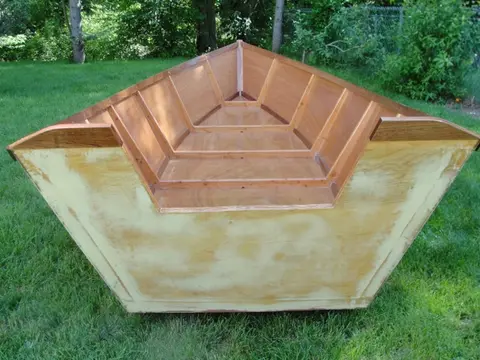 14 ft Rapid Robert: Transom detail