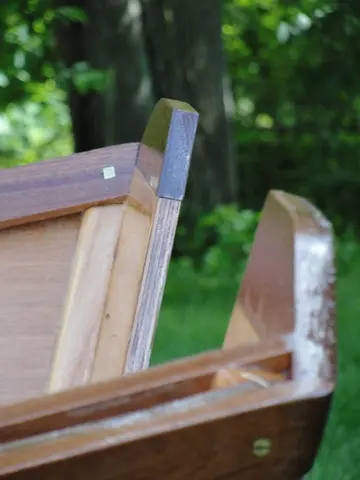 14 ft Rapid Robert: Transom detail