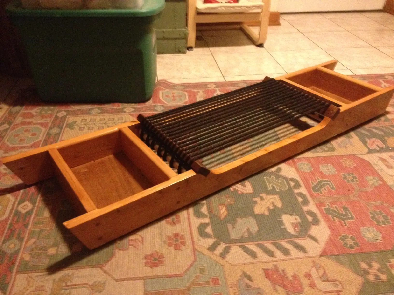 14 ft Rapid Robert: August Update: Rowing Seat, Bench Rails, Oarlock mounts, Paint, and Varnish