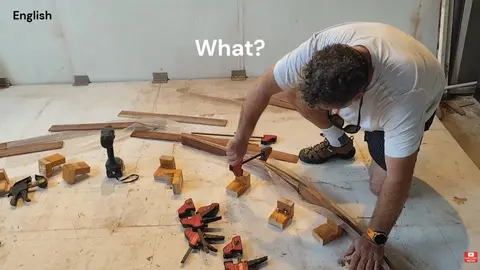 Wooden Shoe: Bending the Bow Frame | Chechen Wood REFUSES to Bend!