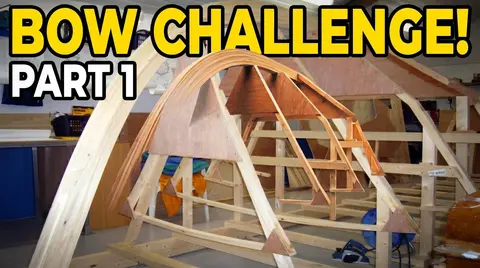 Wooden Shoe: Bending the Bow Frame | Chechen Wood REFUSES to Bend!