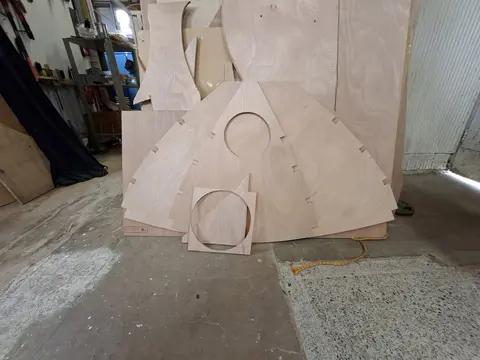 Navigator: The bulk of the Navigator structural components are now cut and finished to shape and...