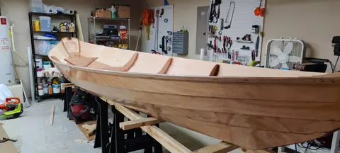 From Perfect Sailboat - Northeastern Dory from CLCBoats, 26 May 2020