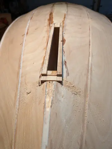 The Guider: Finishing the rudder trunk
