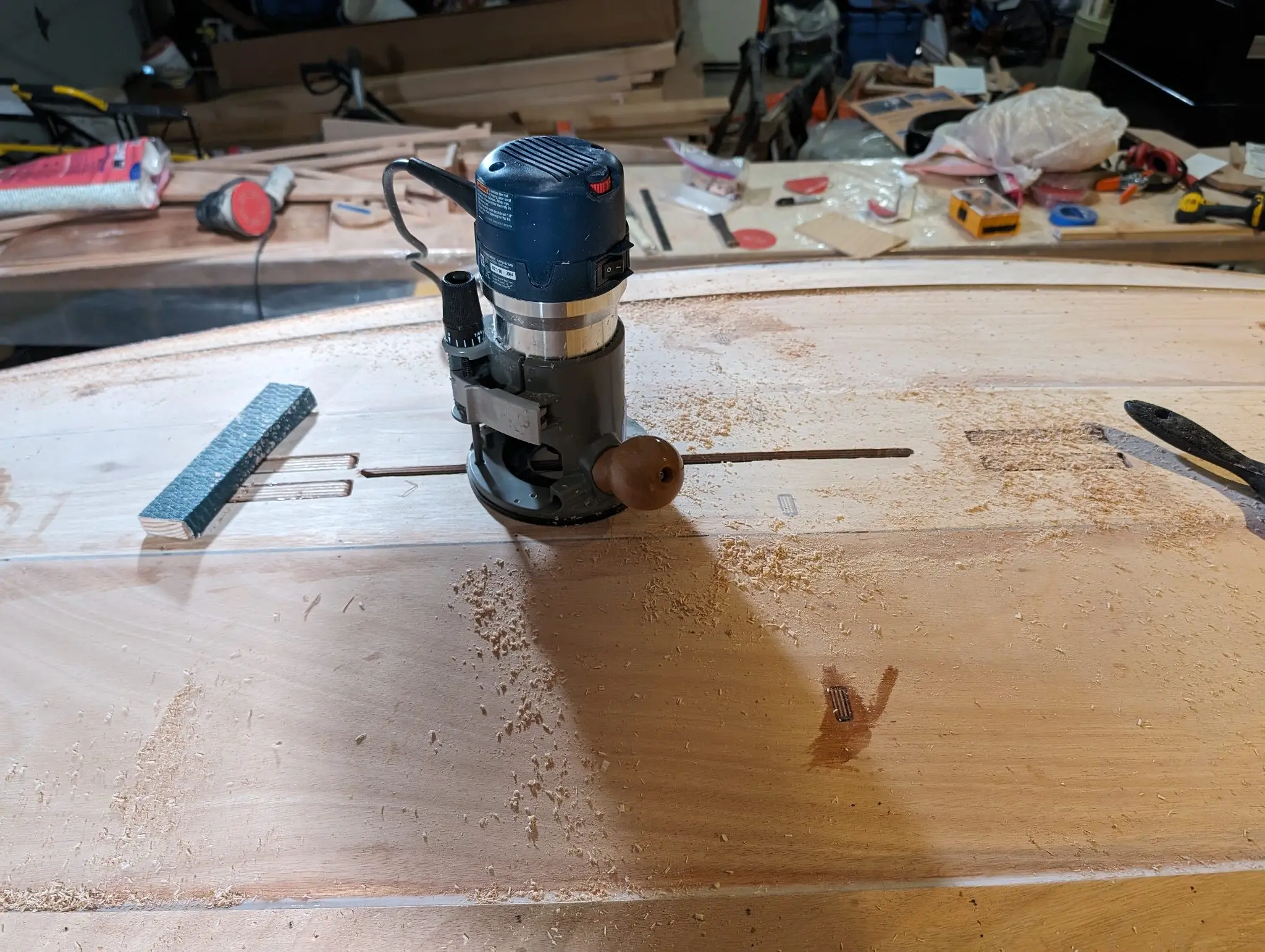 The Guider: Opening the centerboard slot