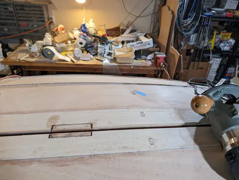 The Guider: Opening the centerboard slot