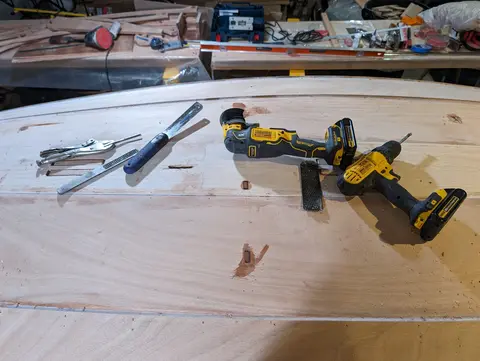 The Guider: Opening the centerboard slot