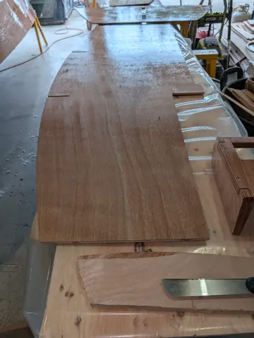 The Guider: Epoxy the cockpit decks, cutting hatches, installing hatch gutters