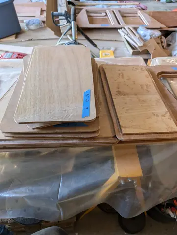 The Guider: Hatch stiffeners and one of the mast partners