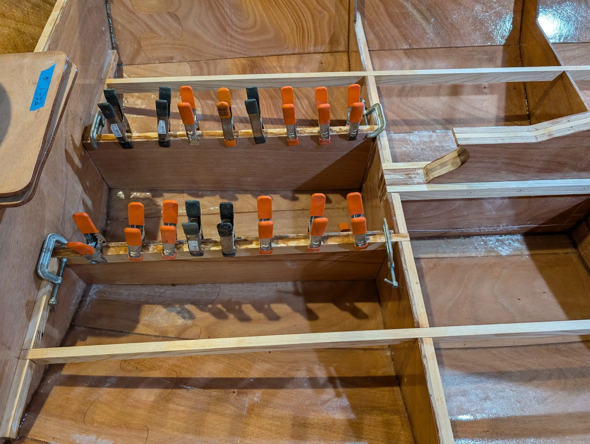 The Guider: Carrying on with the interior assembly