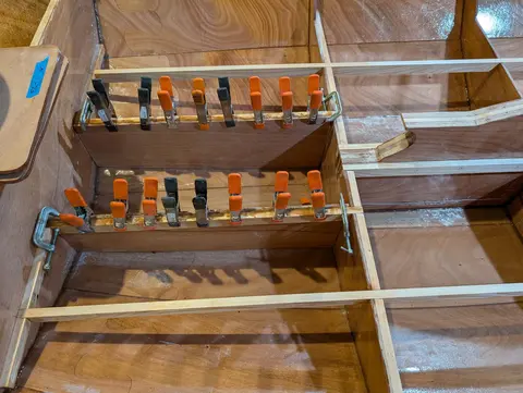 The Guider: Carrying on with the interior assembly