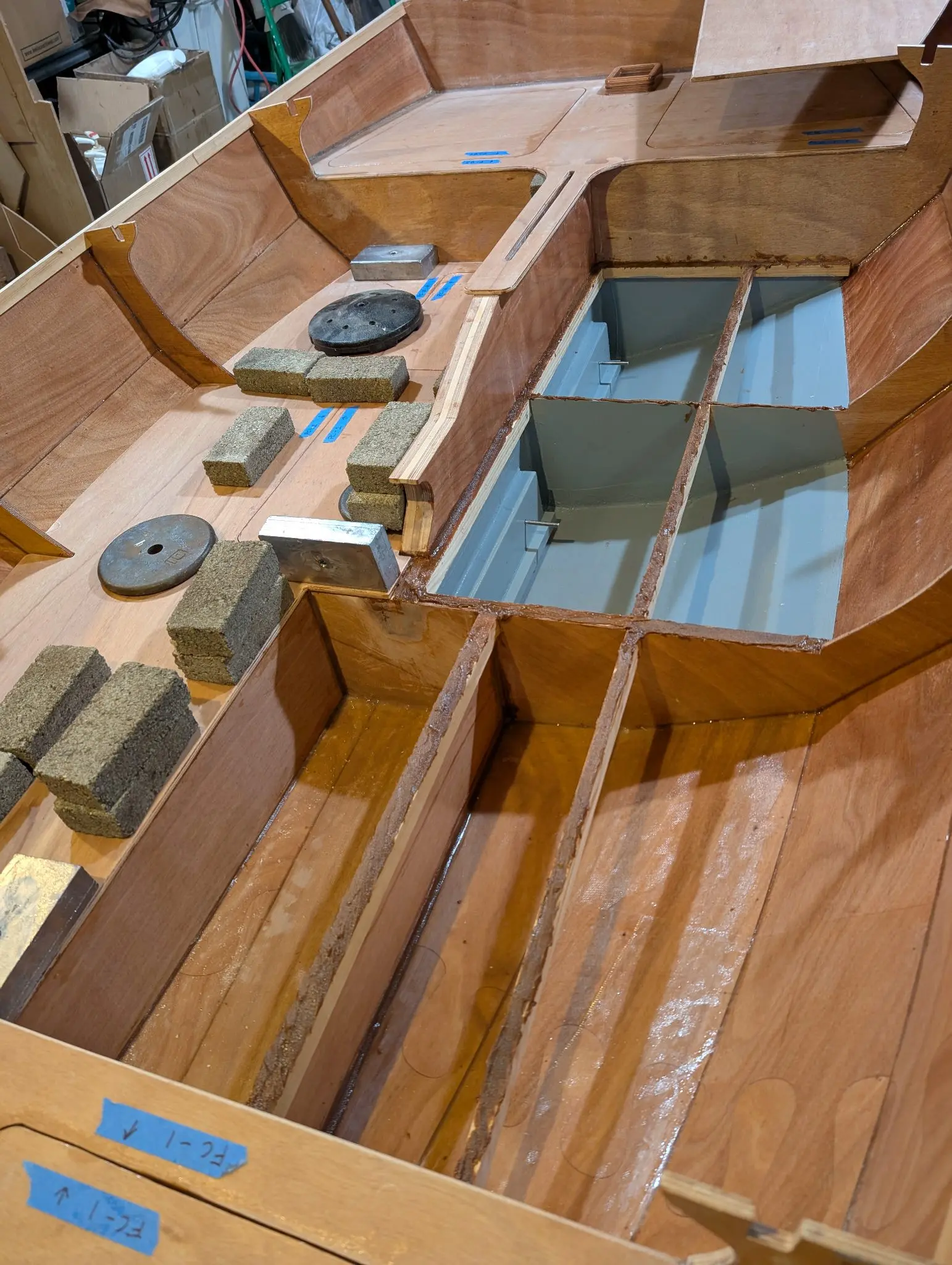 The Guider: Installed main cockpit decks