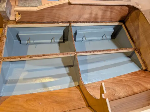 The Guider: Installed main cockpit decks
