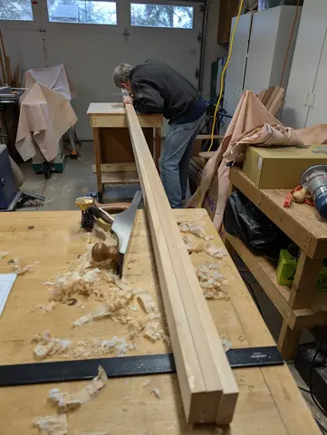 The Guider: Building spars (Part 1 of several)