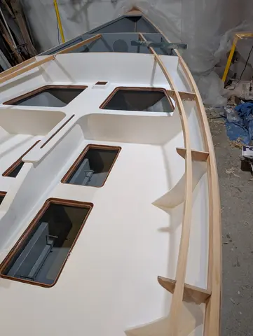 The Guider: Shaping sheer plank and deck carlin