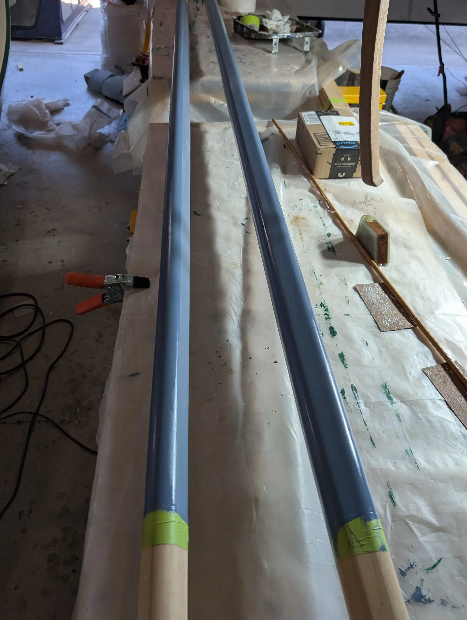 The Guider: Painting spars