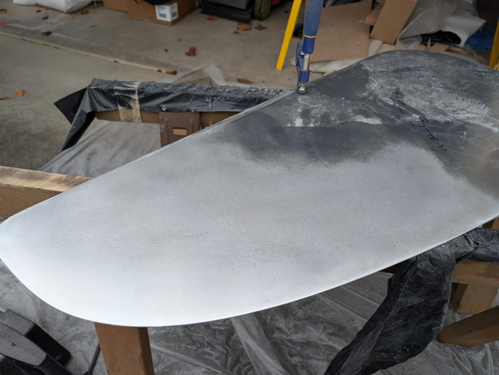 The Guider: Shaping the centerboard blank