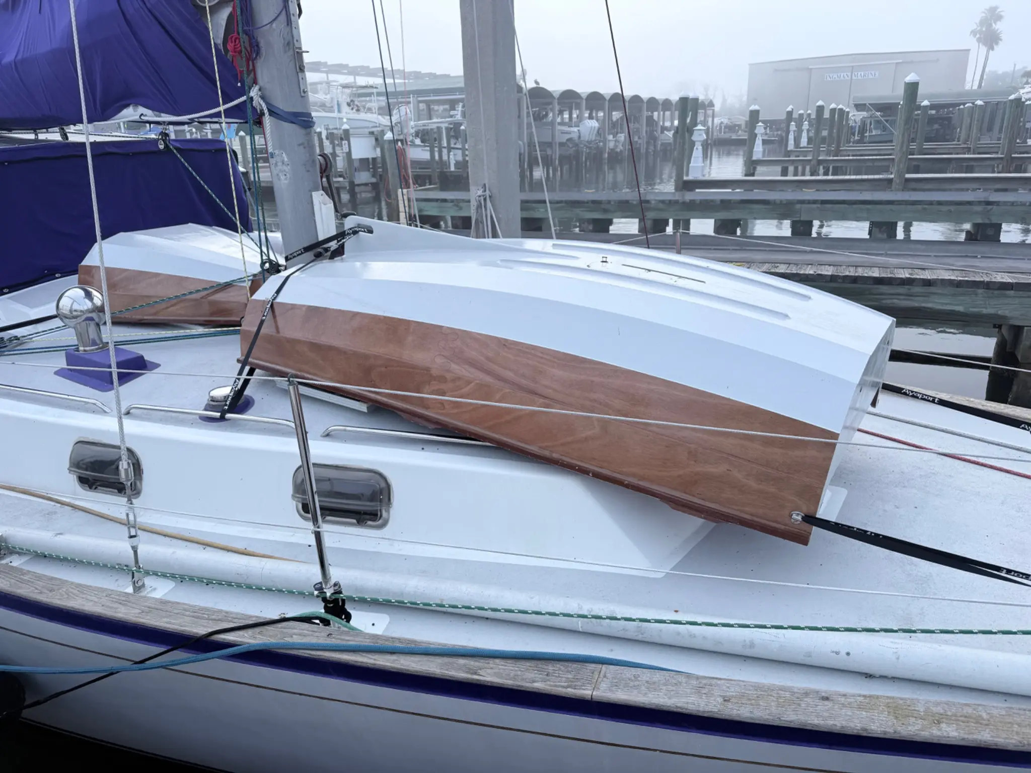 Passagemaker Take-Apart: Mounted on the foredeck
