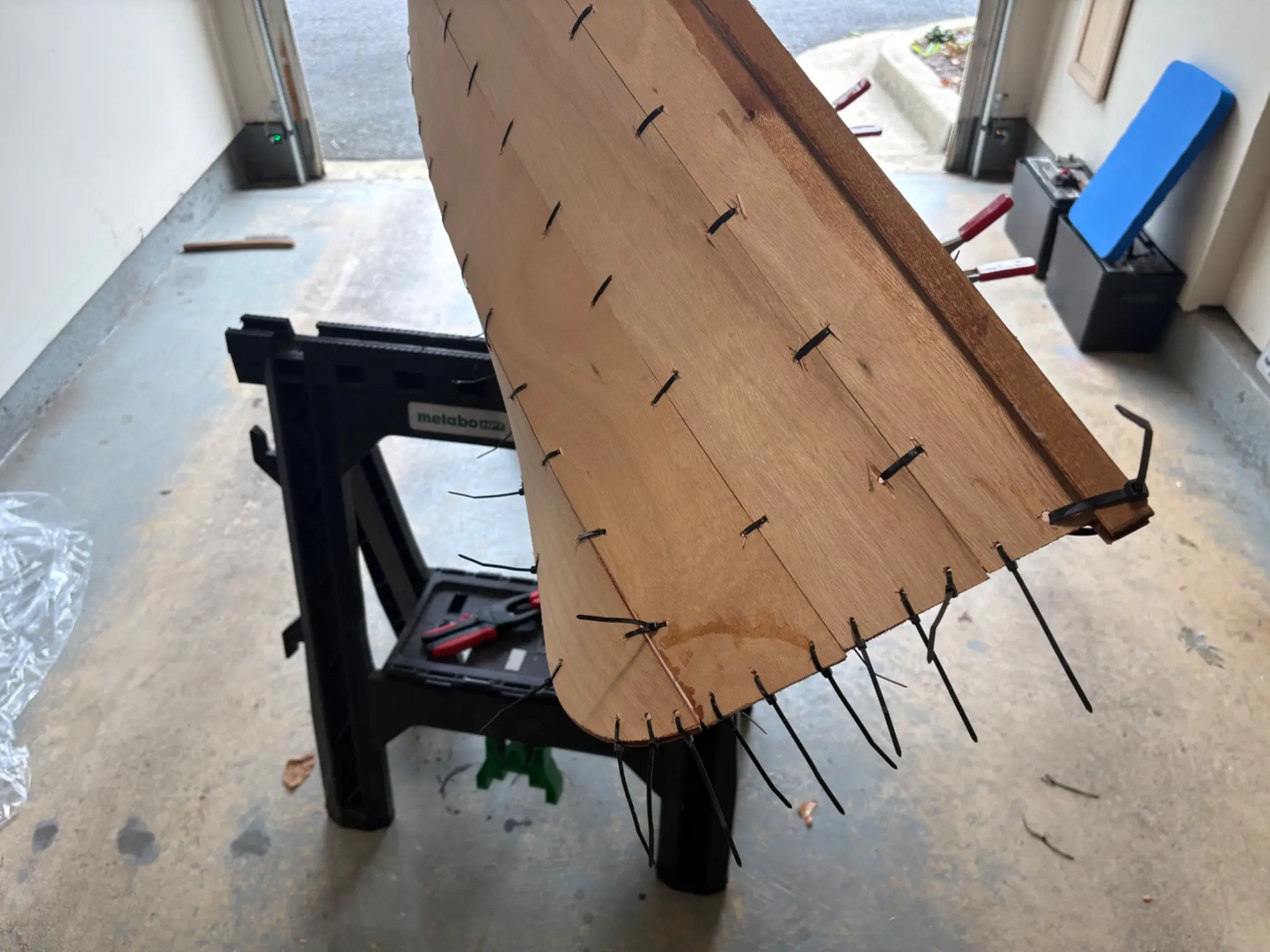 Micro-Wherry: Step 3: CA glue spot weld