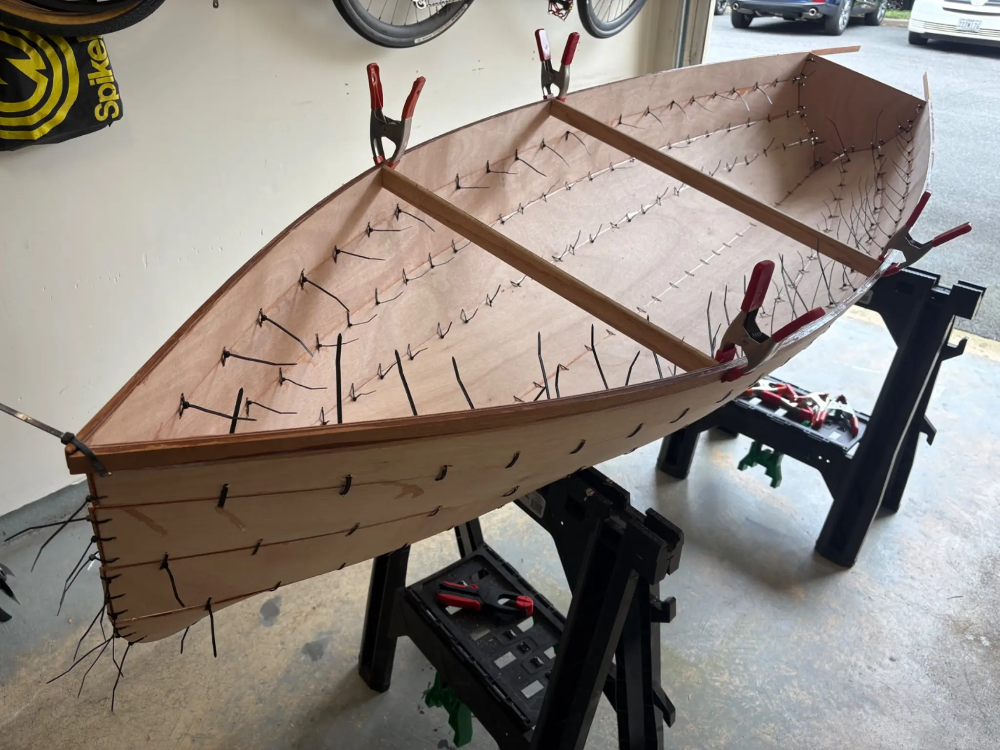 Micro-Wherry: Step 3: CA glue spot weld