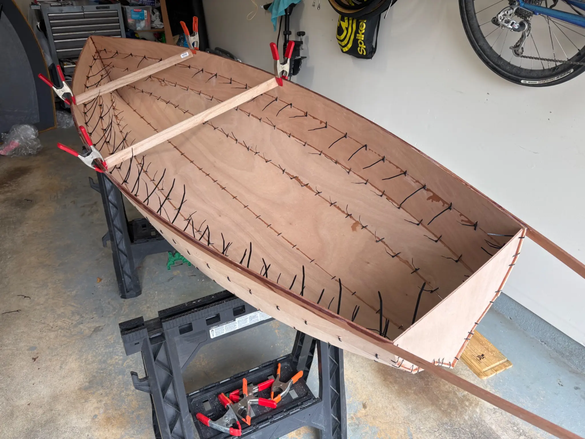 Micro-Wherry: Step 3: CA glue spot weld