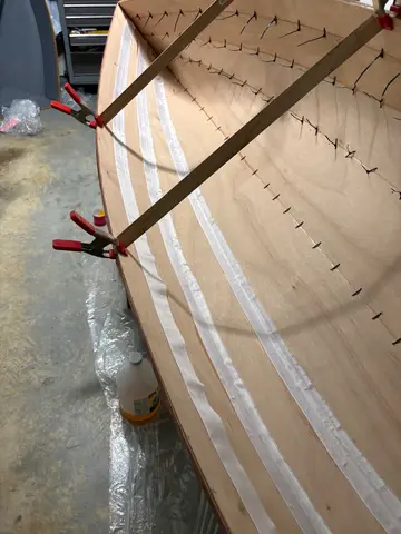 Micro-Wherry: Step 4: first tape