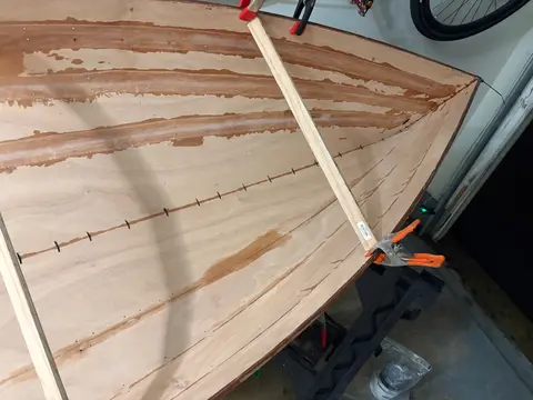 Micro-Wherry: Step 4: first tape