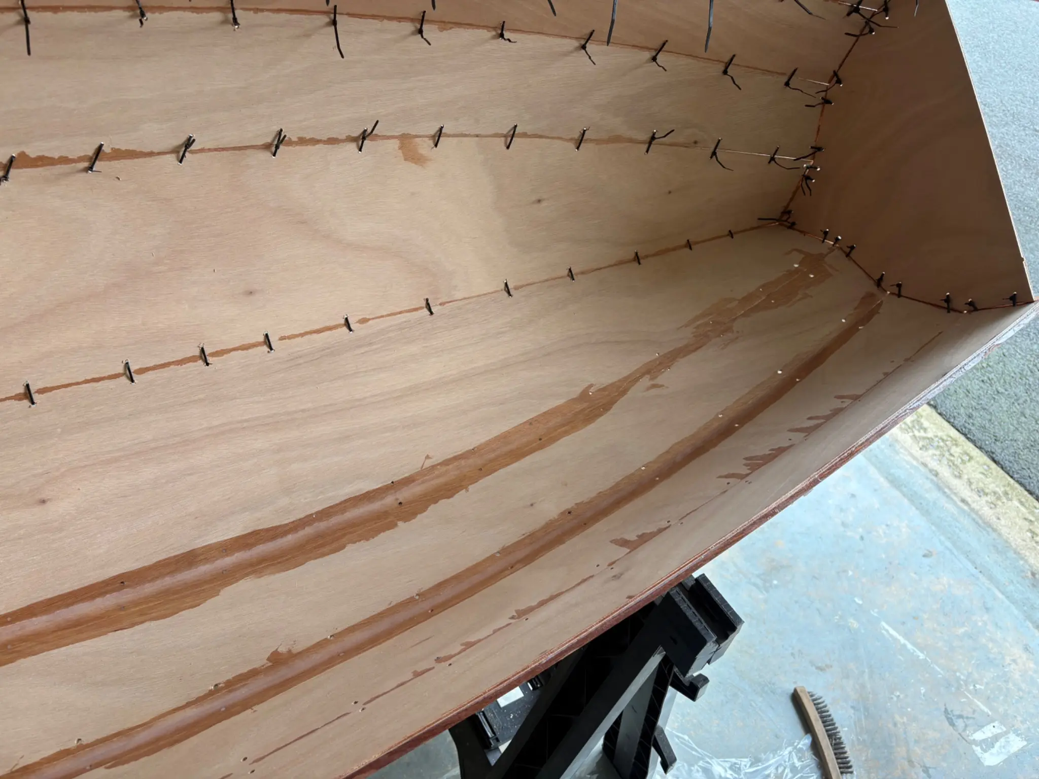 Micro-Wherry: Step 4: first tape