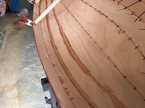 Micro-Wherry: Step 4: first tape