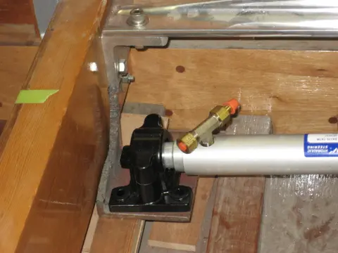 Hot Rod: Hydraulic steering: We've upgraded from a Teleflex NFB Dual Cable system to Seastar hydraulic steering