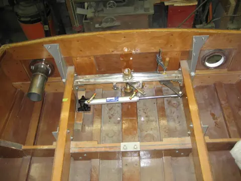 Hot Rod: Hydraulic steering: We've upgraded from a Teleflex NFB Dual Cable system to Seastar hydraulic steering