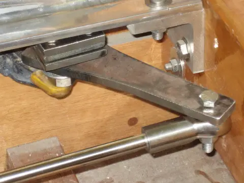 Hot Rod: Hydraulic steering: We've upgraded from a Teleflex NFB Dual Cable system to Seastar hydraulic steering