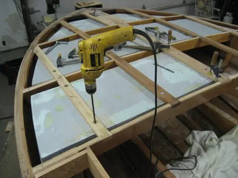 Hot Rod: Flotation: The flotation billets can't be installed under the deck battens unless they're cut into tw