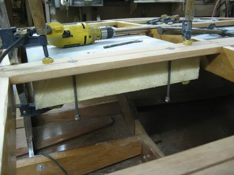 Hot Rod: Flotation: The flotation billets can't be installed under the deck battens unless they're cut into tw