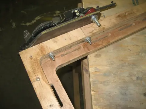 Hot Rod: Seats: The second layer was built up from 4 laminations of 1/4" marine grade plywood