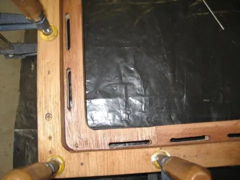 Hot Rod: Seats: The second layer was built up from 4 laminations of 1/4" marine grade plywood