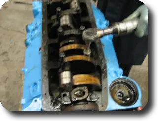 Hot Rod: Chris-Craft 283 rebuild: Industrial duty paint stripper was used to strip several coats of paint from the transmiss