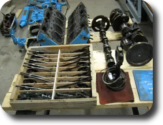 Hot Rod: Chris-Craft 283 rebuild: Industrial duty paint stripper was used to strip several coats of paint from the transmiss