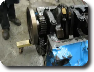 Hot Rod: Chris-Craft 283 rebuild: Industrial duty paint stripper was used to strip several coats of paint from the transmiss