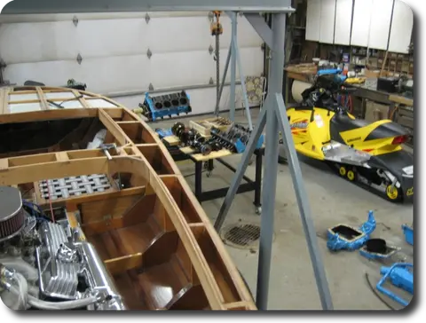 Hot Rod: Chris-Craft 283 rebuild: Industrial duty paint stripper was used to strip several coats of paint from the transmiss