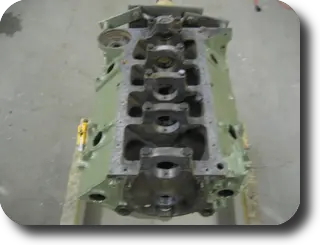 Hot Rod: Chris-Craft 283 rebuild: Block primed with DuPont 2580CR urethane primer
