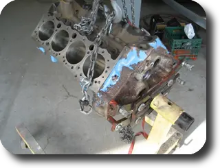 Hot Rod: Chris-Craft 283 rebuild: Prepping the block for paint