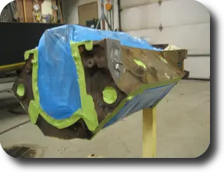Hot Rod: Chris-Craft 283 rebuild: Prepping the block for paint