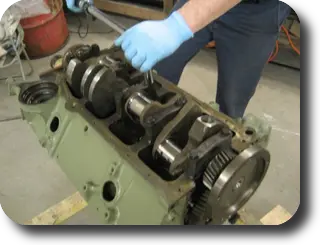 Hot Rod: Chris-Craft 283 rebuild: Cut and place a strip of plastigauge on a main bearing cap