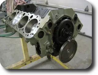 Hot Rod: Chris-Craft 283 rebuild: Installing the piston with a piston ring compressor