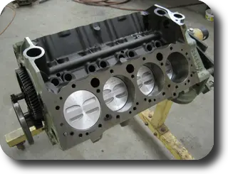 Hot Rod: Chris-Craft 283 rebuild: Installing the piston with a piston ring compressor