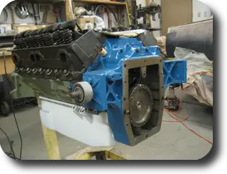 Hot Rod: Chris-Craft 283 rebuild: Frost plug holes were scuffed to bare metal