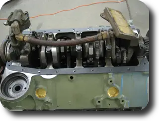 Hot Rod: Chris-Craft 283 rebuild: Frost plug holes were scuffed to bare metal