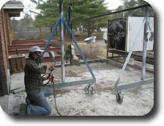 Hot Rod: Chris-Craft 283 rebuild: Water pump bead blasted