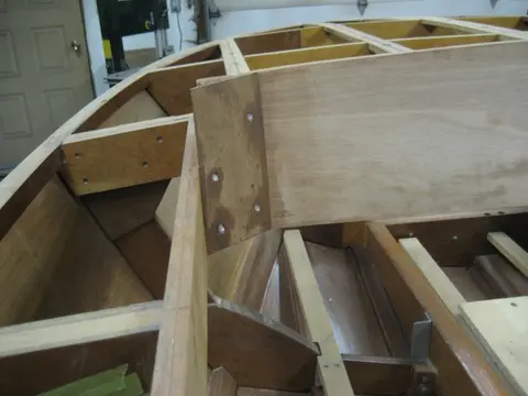 Hot Rod: Carlings and trim: We encapsulated the inside dash surface with one layer of two ounce mat followed up with o